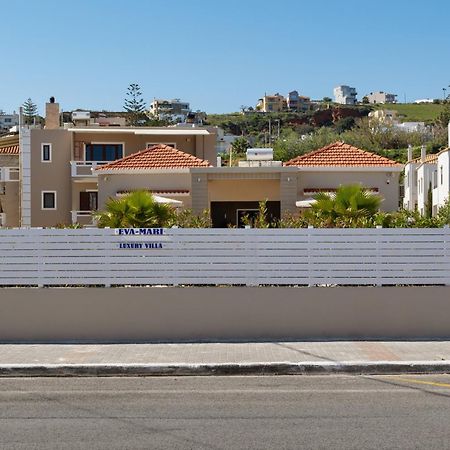 Luxury Villa Eva-Mari With Jacuzzi, 50M From The Beach Сталос Экстерьер фото